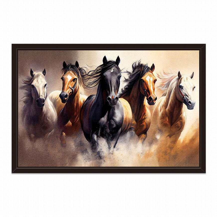 Tranquil Trails: Horse Wall Art Decor