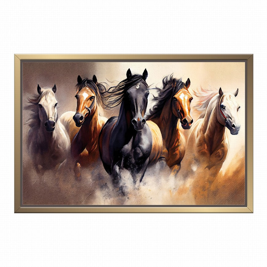 Tranquil Trails: Horse Wall Art Decor