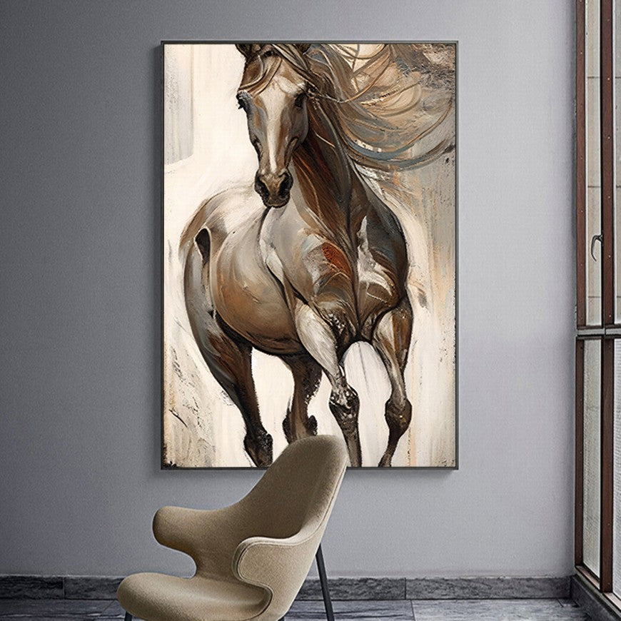 Equestrian Euphoria: Horse Wall Canvas