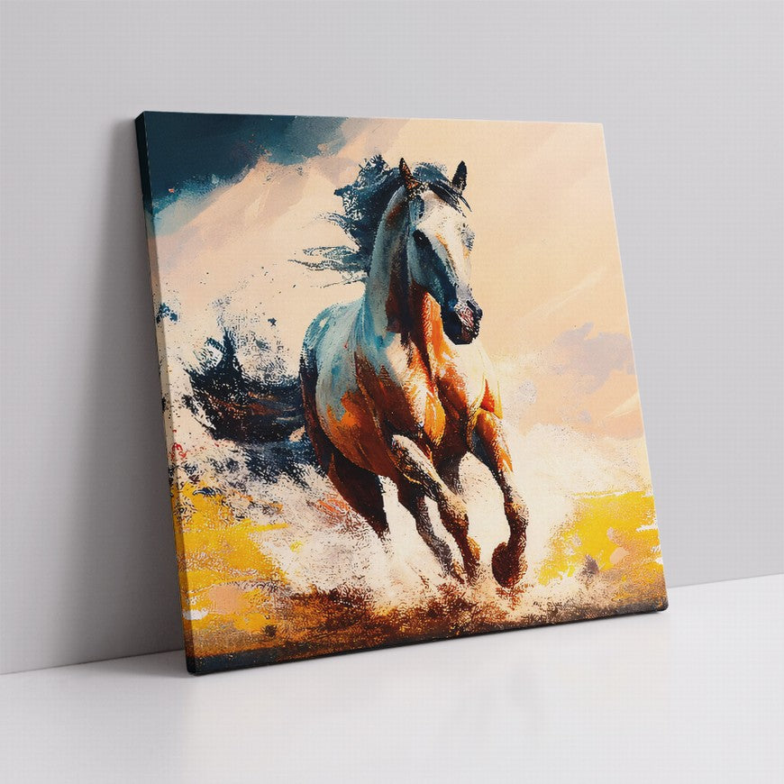 Tranquil Trails: Horse Wall Art Piece