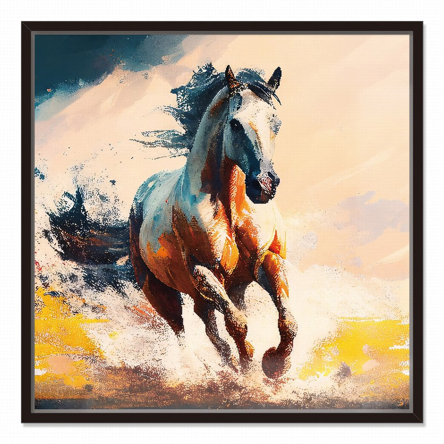 Tranquil Trails: Horse Wall Art Piece