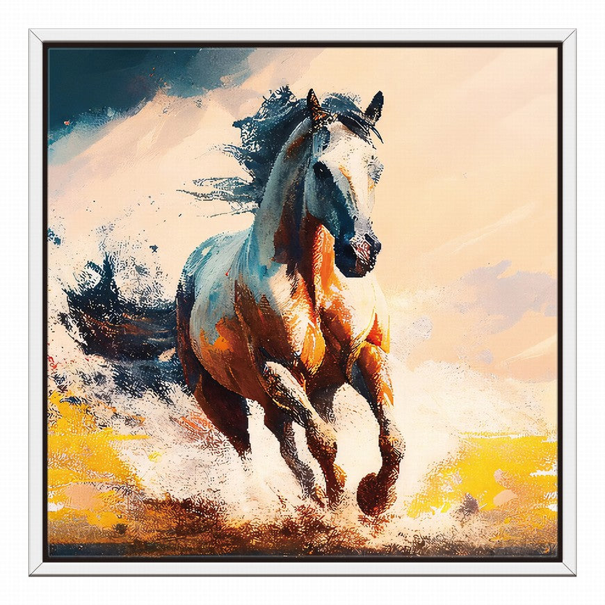 Tranquil Trails: Horse Wall Art Piece
