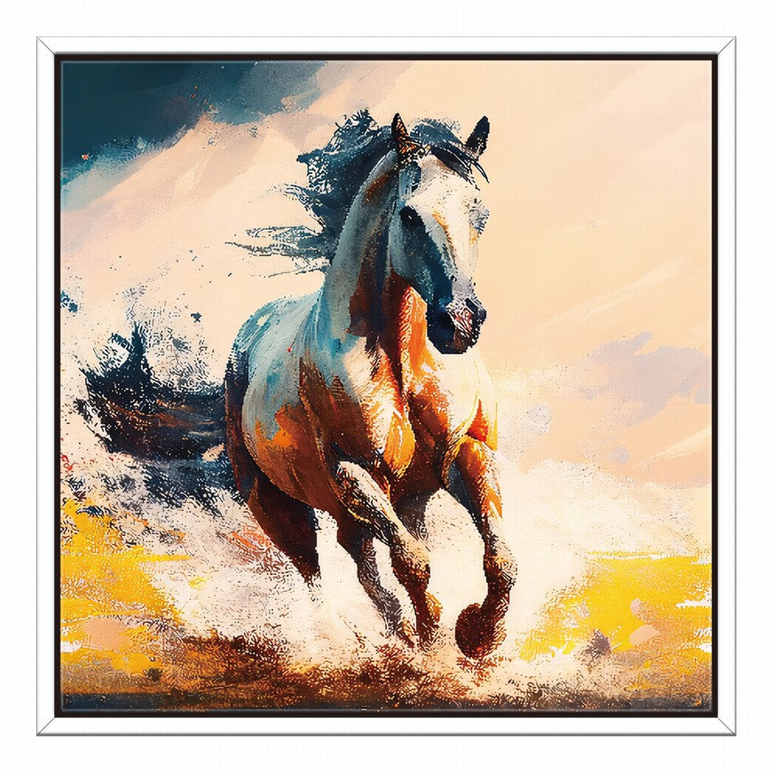 Tranquil Trails: Horse Wall Art Piece