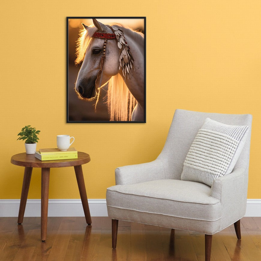 Whispers of Freedom: Horse Canvas Decor