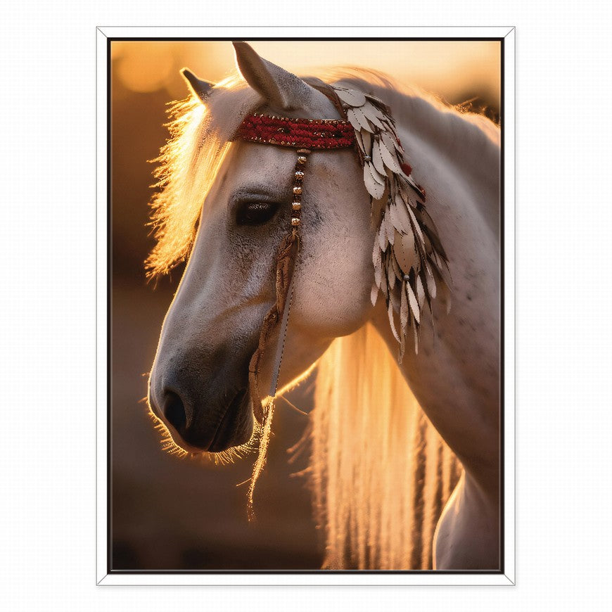 Whispers of Freedom: Horse Canvas Decor