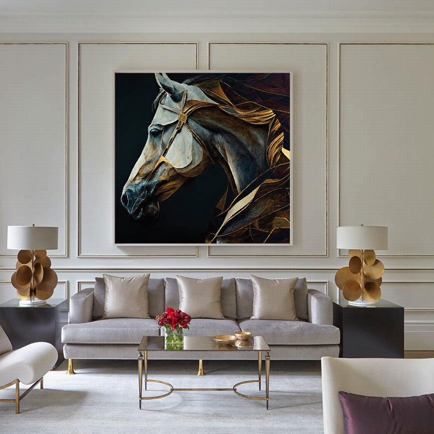 Serenade in Saddle: Home Horse Art