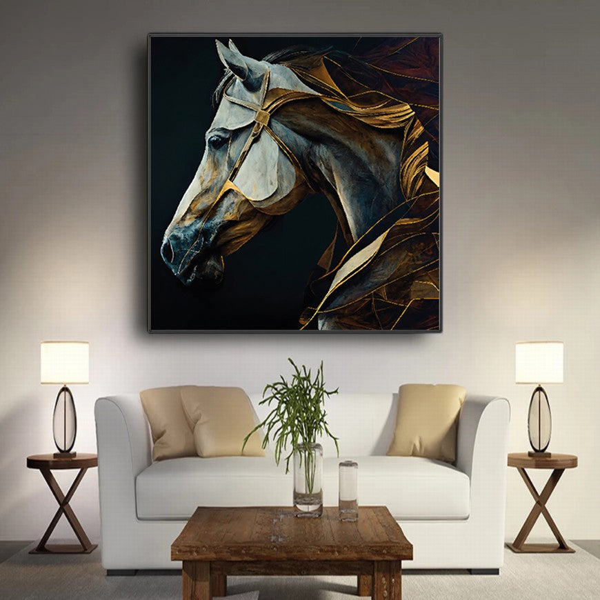 Serenade in Saddle: Home Horse Art