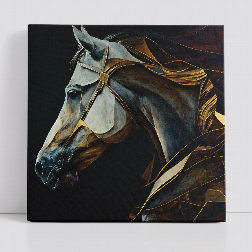 Serenade in Saddle: Home Horse Art