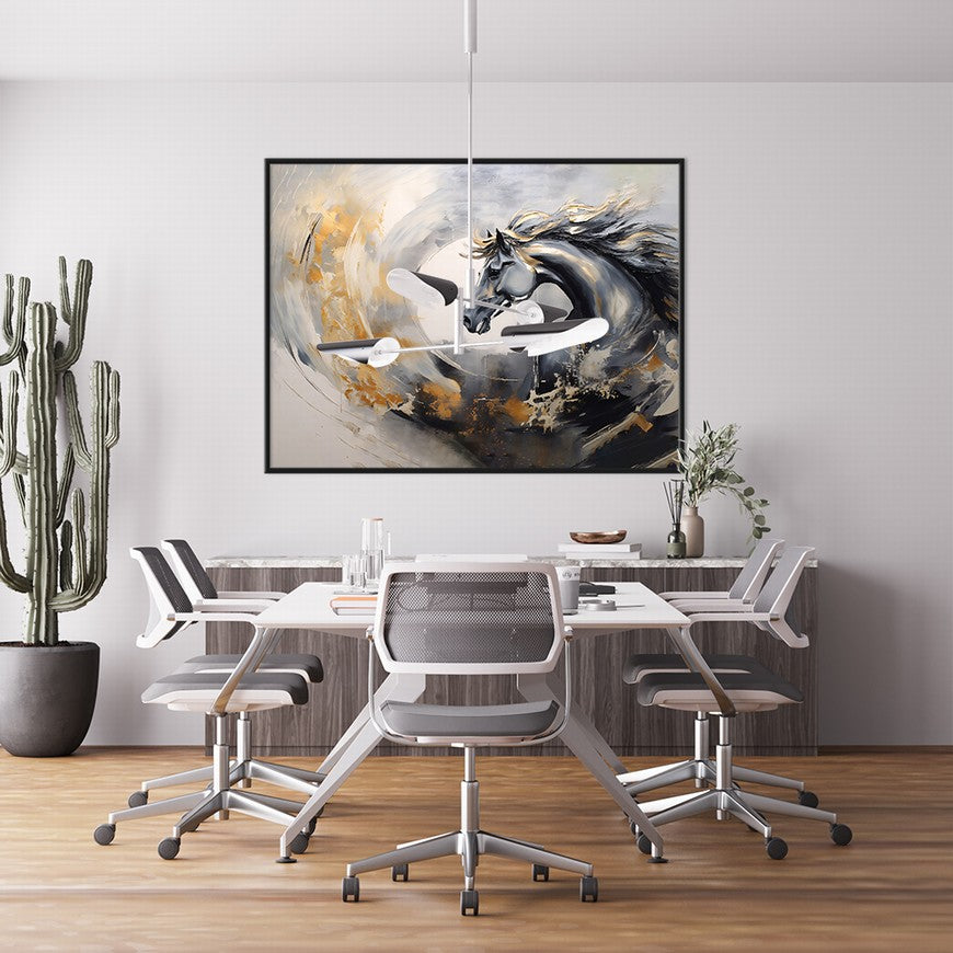 Equestrian Echoes: Horse Wall Canvas