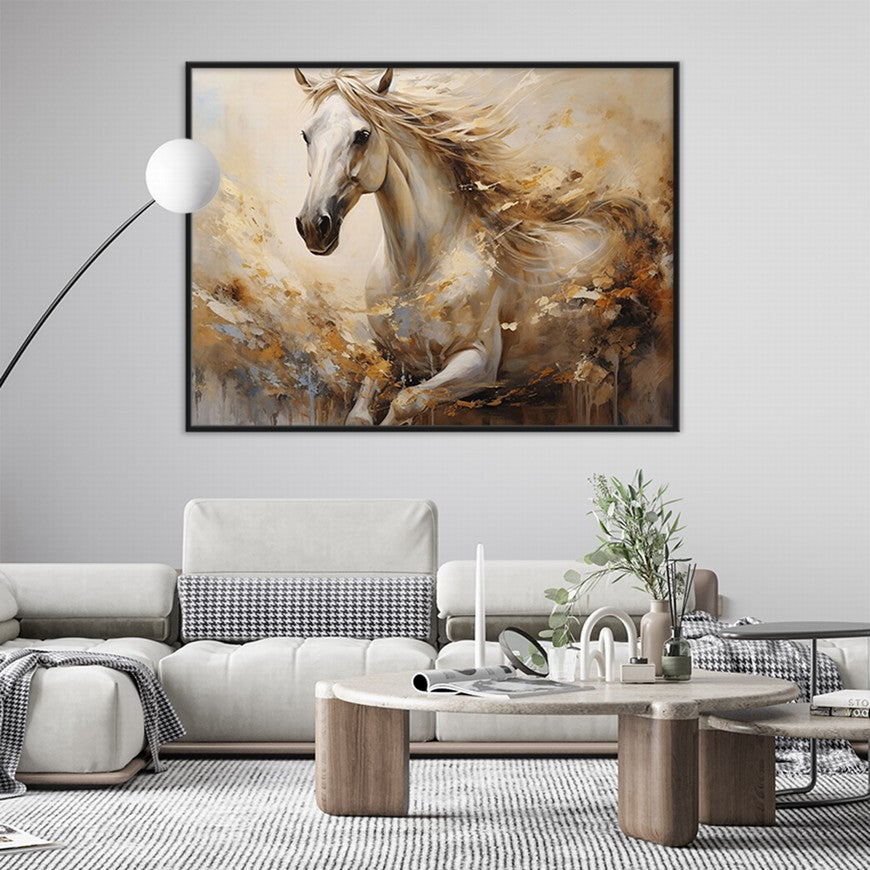 Majestic Mustang: Horse Home Canvas