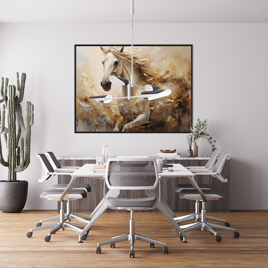 Majestic Mustang: Horse Home Canvas