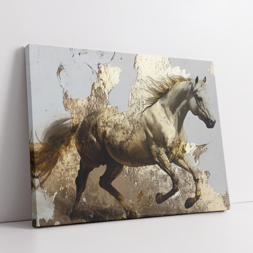 Nature's Nobility: Horse Canvas Artwork