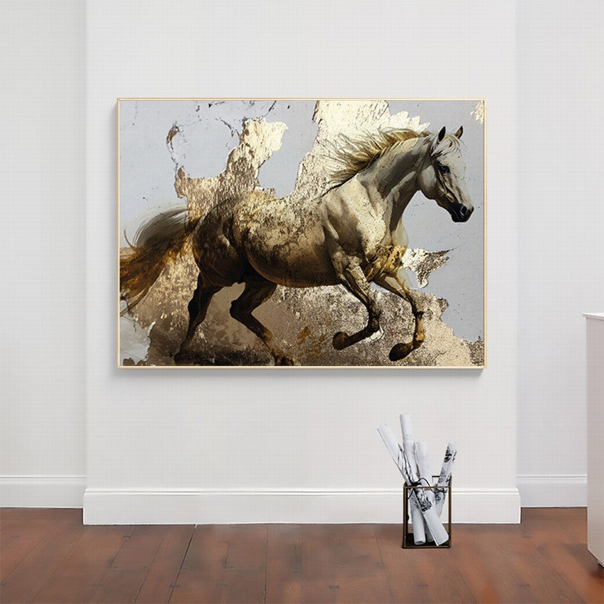 Nature's Nobility: Horse Canvas Artwork
