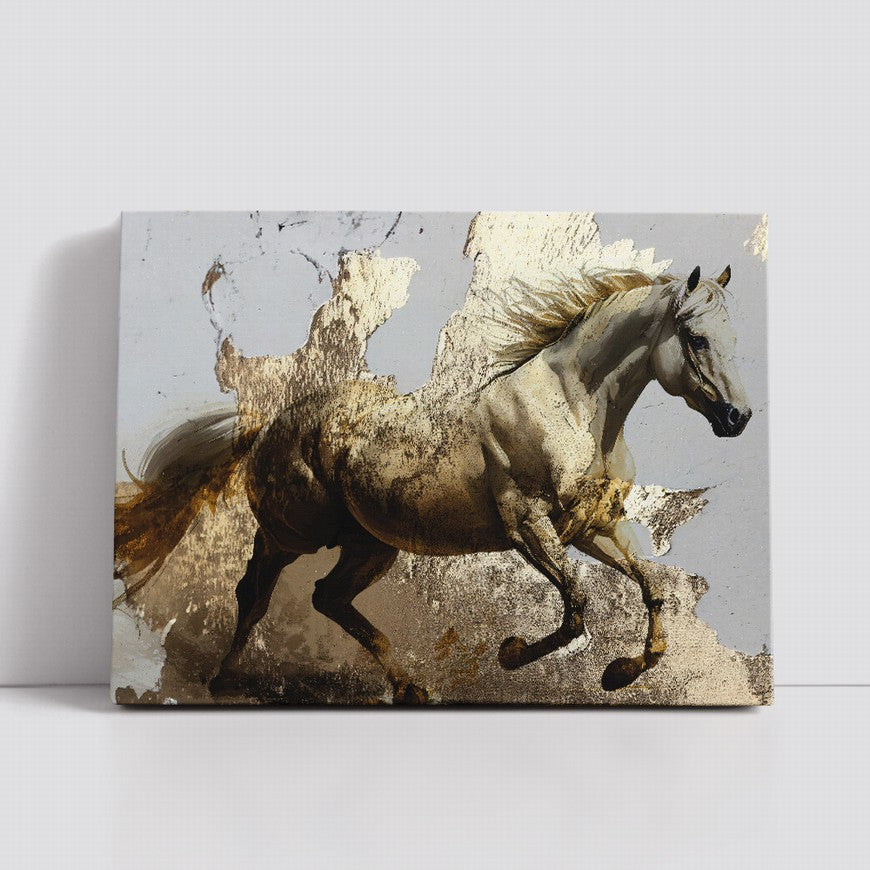 Nature's Nobility: Horse Canvas Artwork