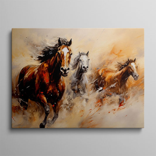 Stallion Strokes: Home Horse Wall Art