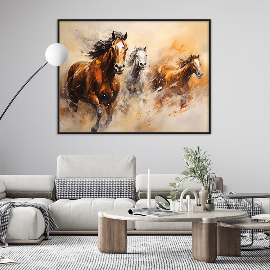 Stallion Strokes: Home Horse Wall Art
