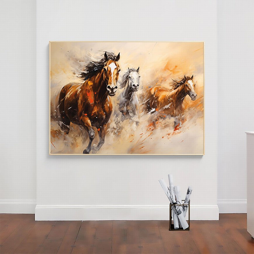 Stallion Strokes: Home Horse Wall Art
