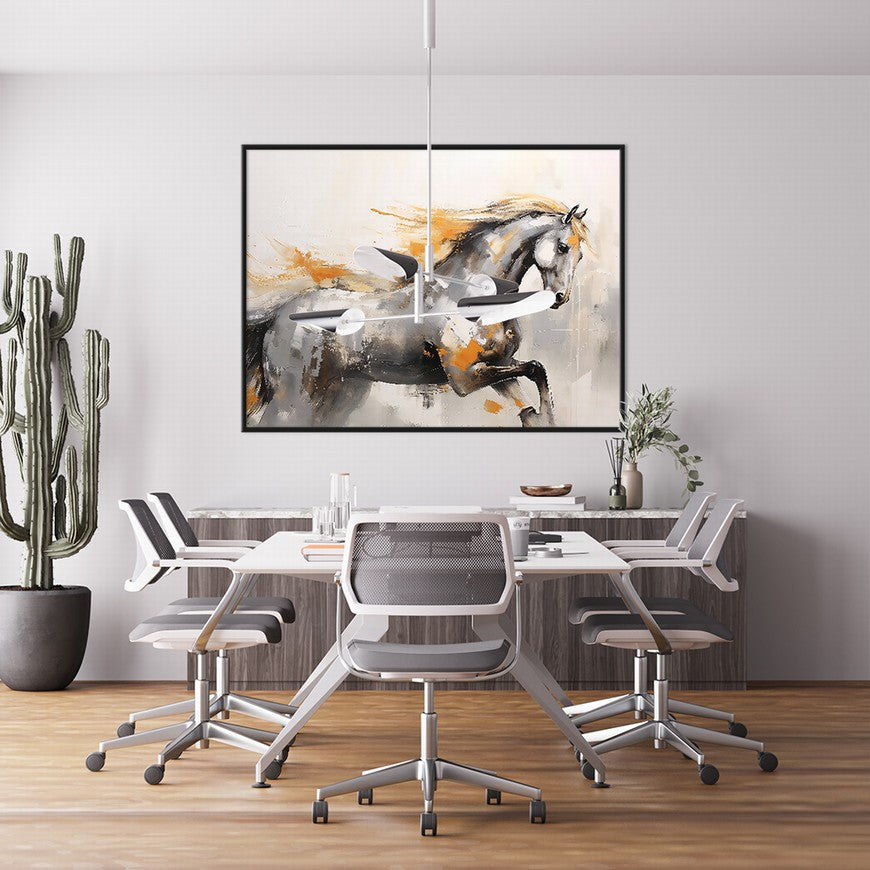 Rural Reflections: Horse Canvas Decor