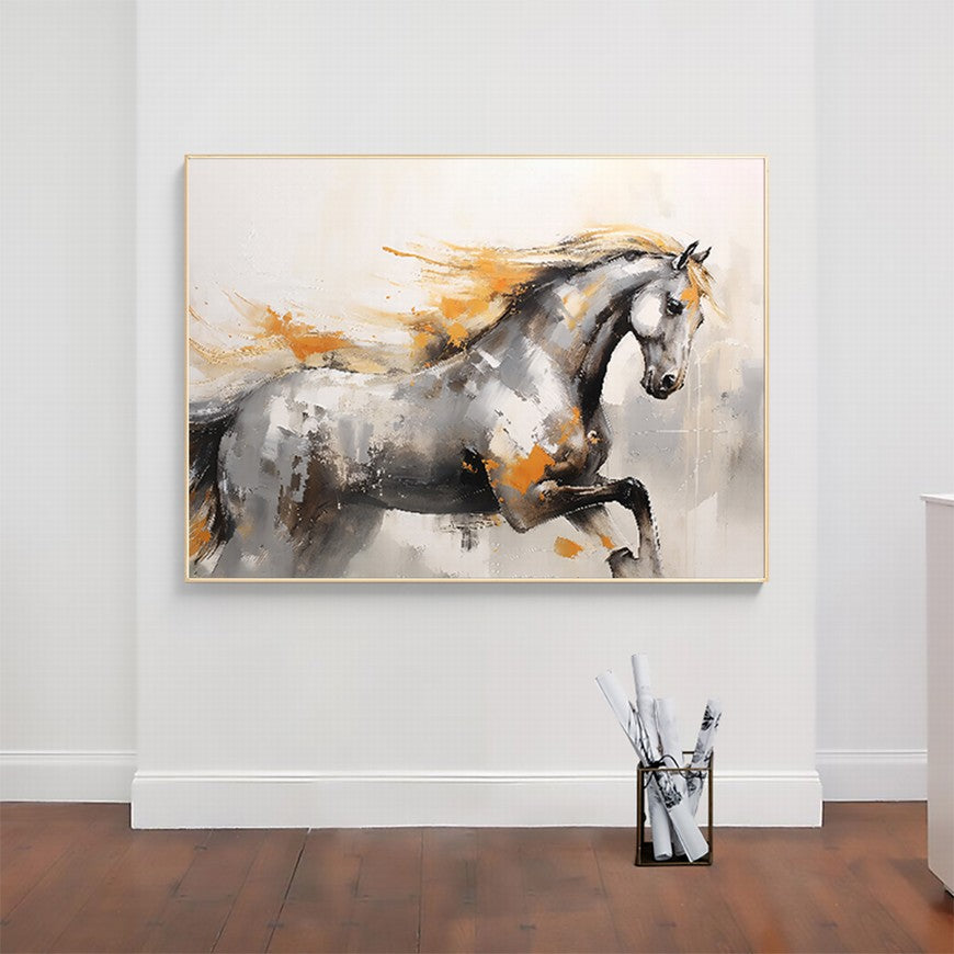 Rural Reflections: Horse Canvas Decor