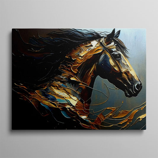 Vibrant Ventures: Horse Wall Art Piece
