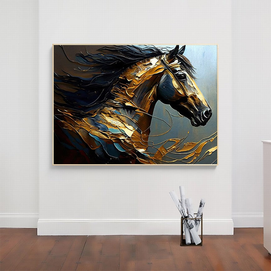 Vibrant Ventures: Horse Wall Art Piece