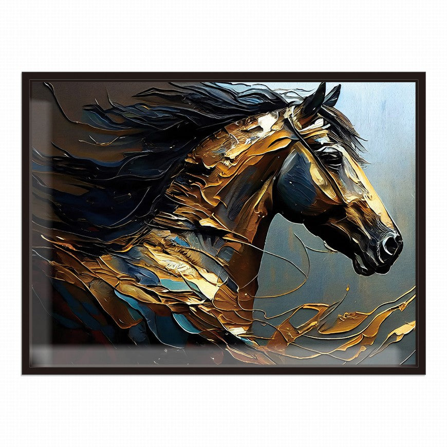 Vibrant Ventures: Horse Wall Art Piece