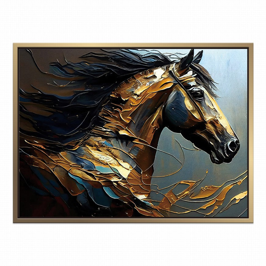 Vibrant Ventures: Horse Wall Art Piece