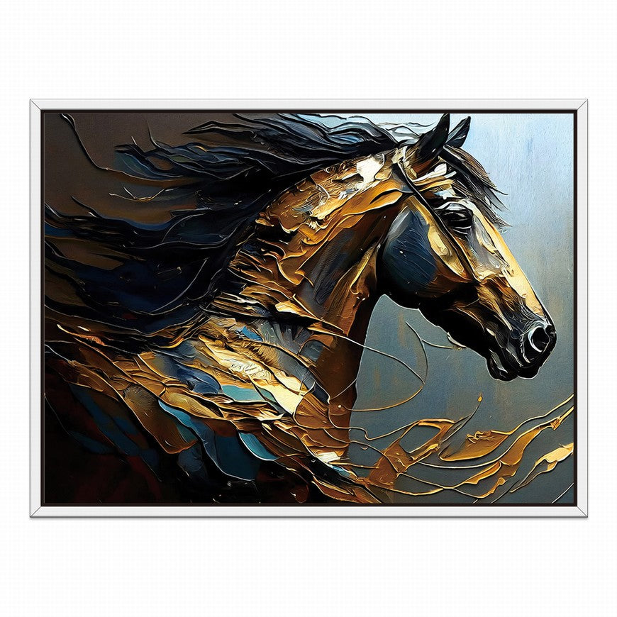 Vibrant Ventures: Horse Wall Art Piece