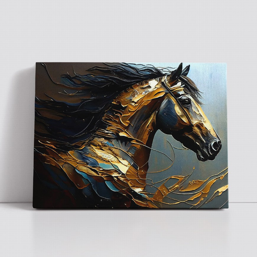 Vibrant Ventures: Horse Wall Art Piece