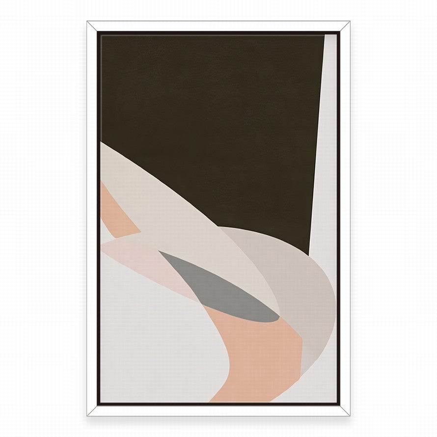 Pastel Pink and Black Wall Art Paper