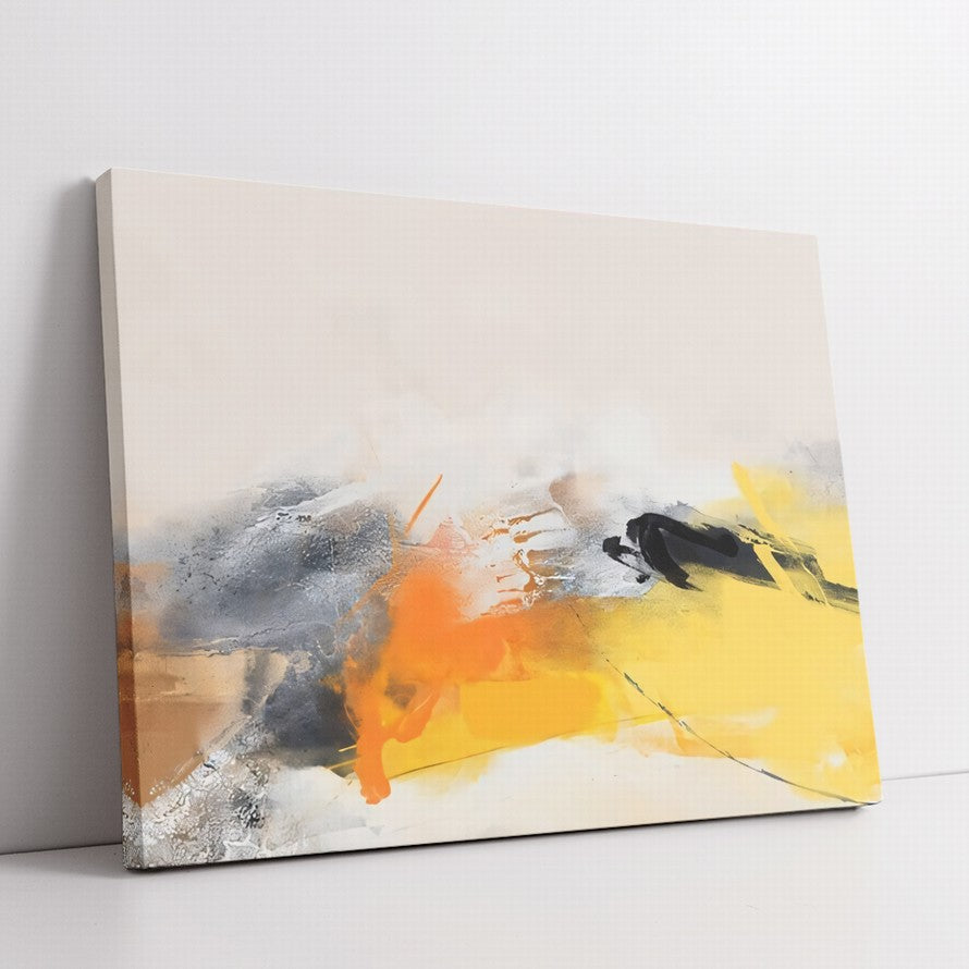 Yellow - Orange Flame of Colors Canvas