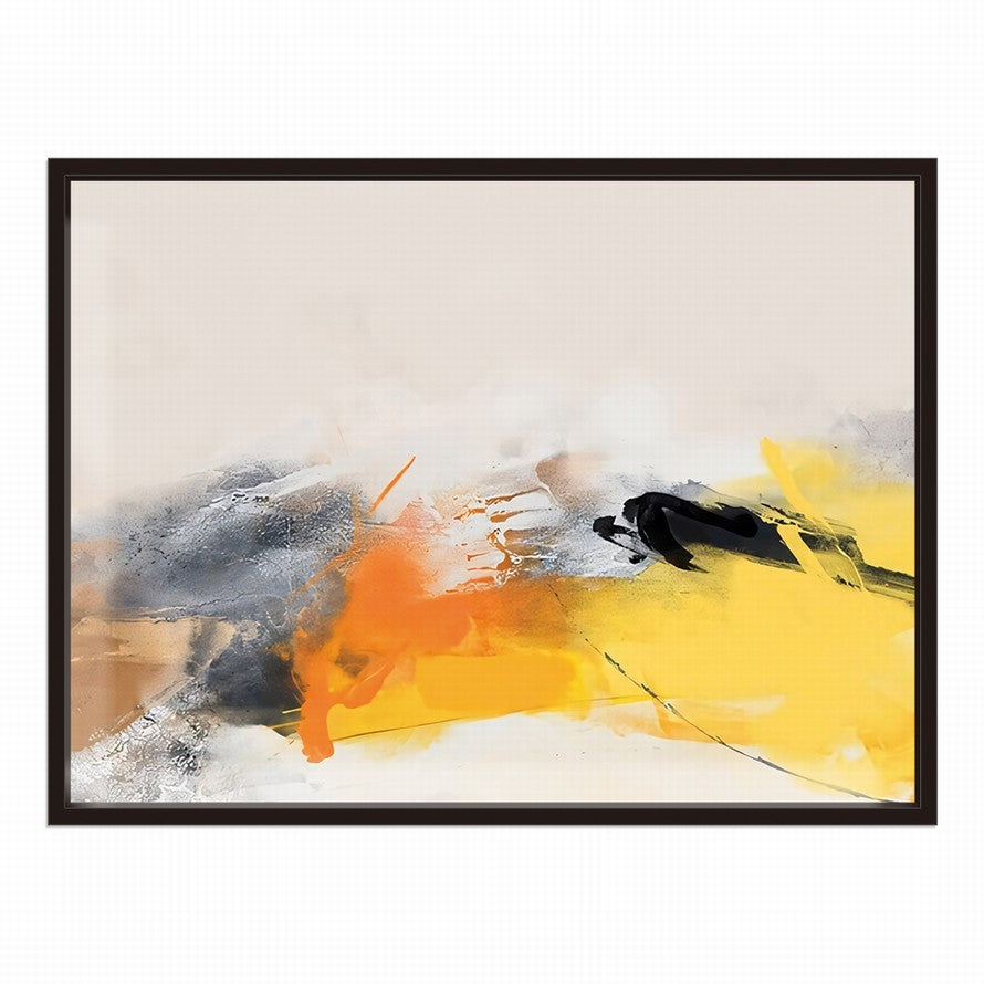 Yellow - Orange Flame of Colors Canvas