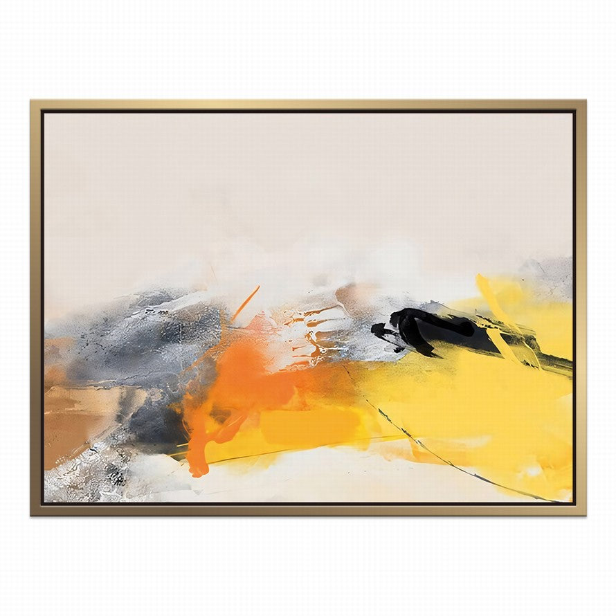 Yellow - Orange Flame of Colors Canvas