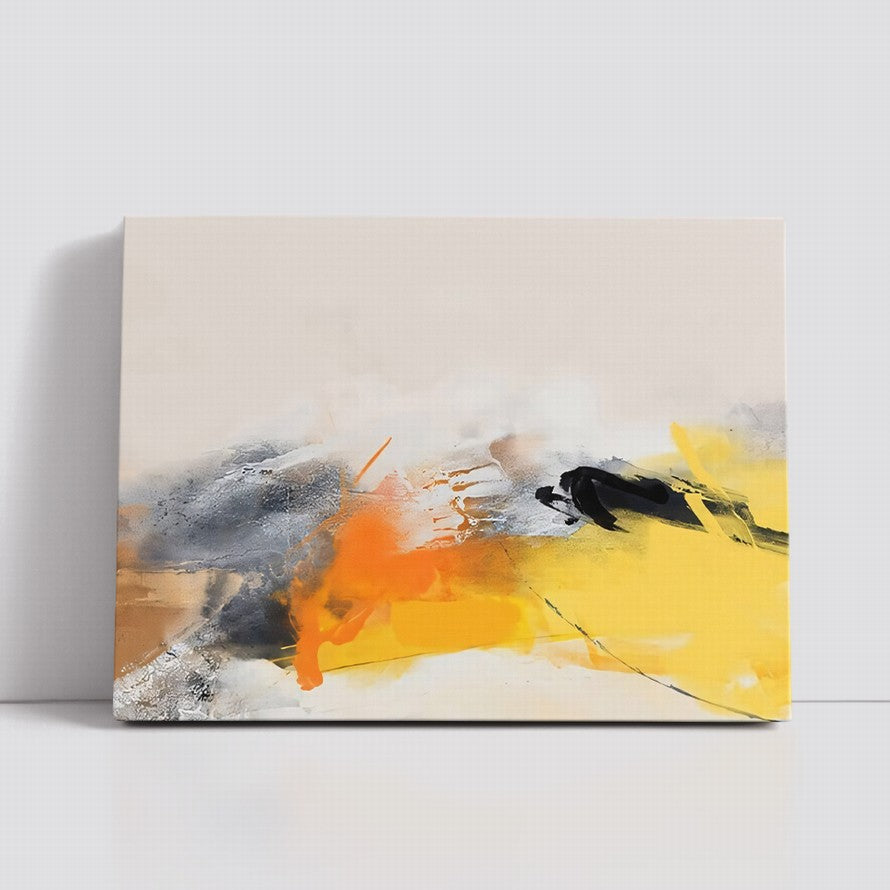 Yellow - Orange Flame of Colors Canvas