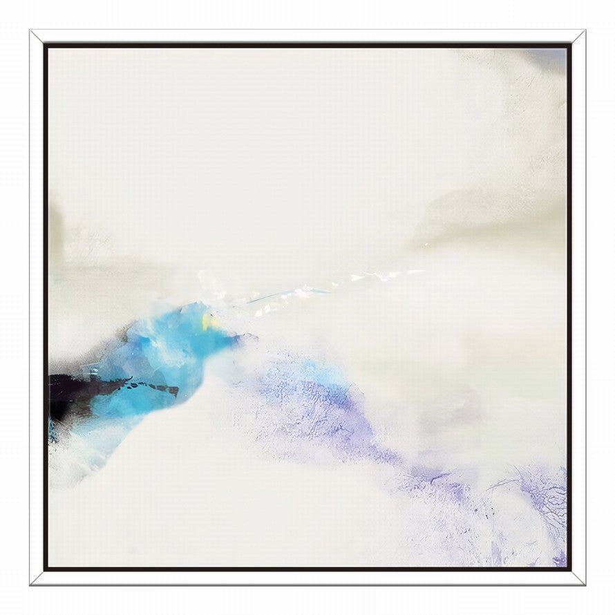 Simplicity in White and a Splash of Blue Hues