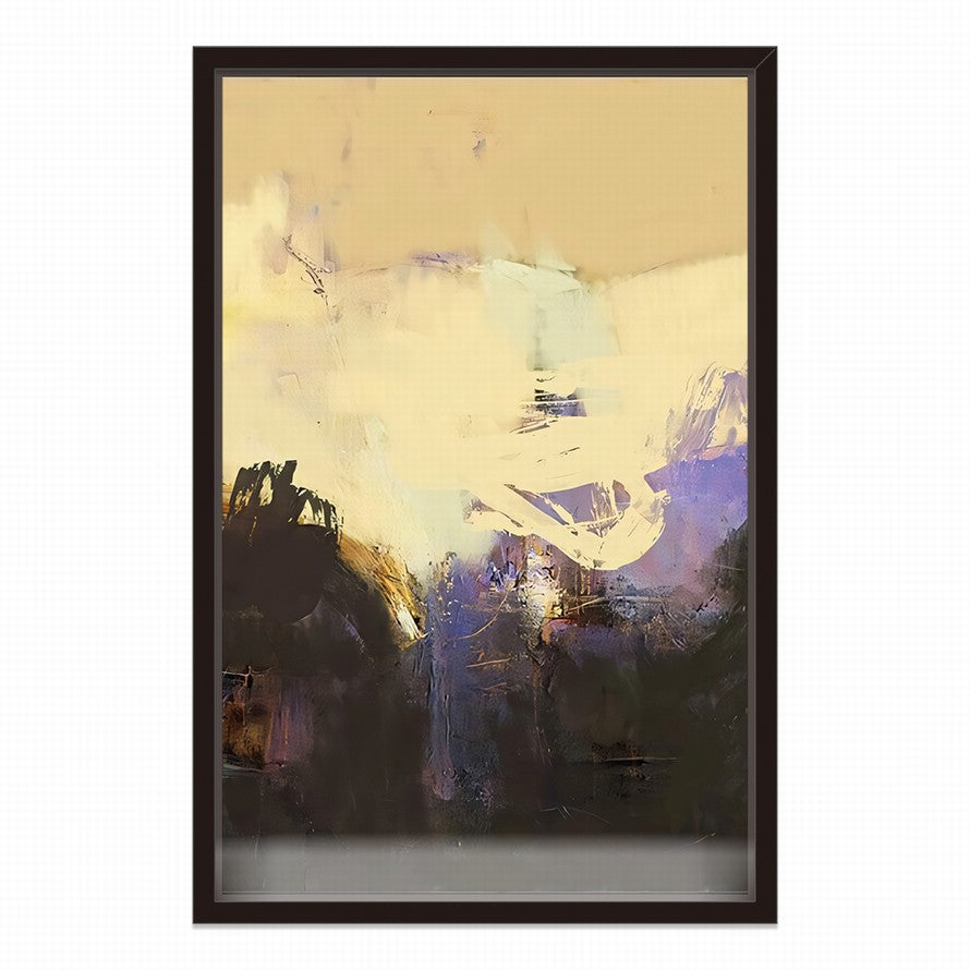 Yellow - Gold Ablaze Hues Abstract Painting