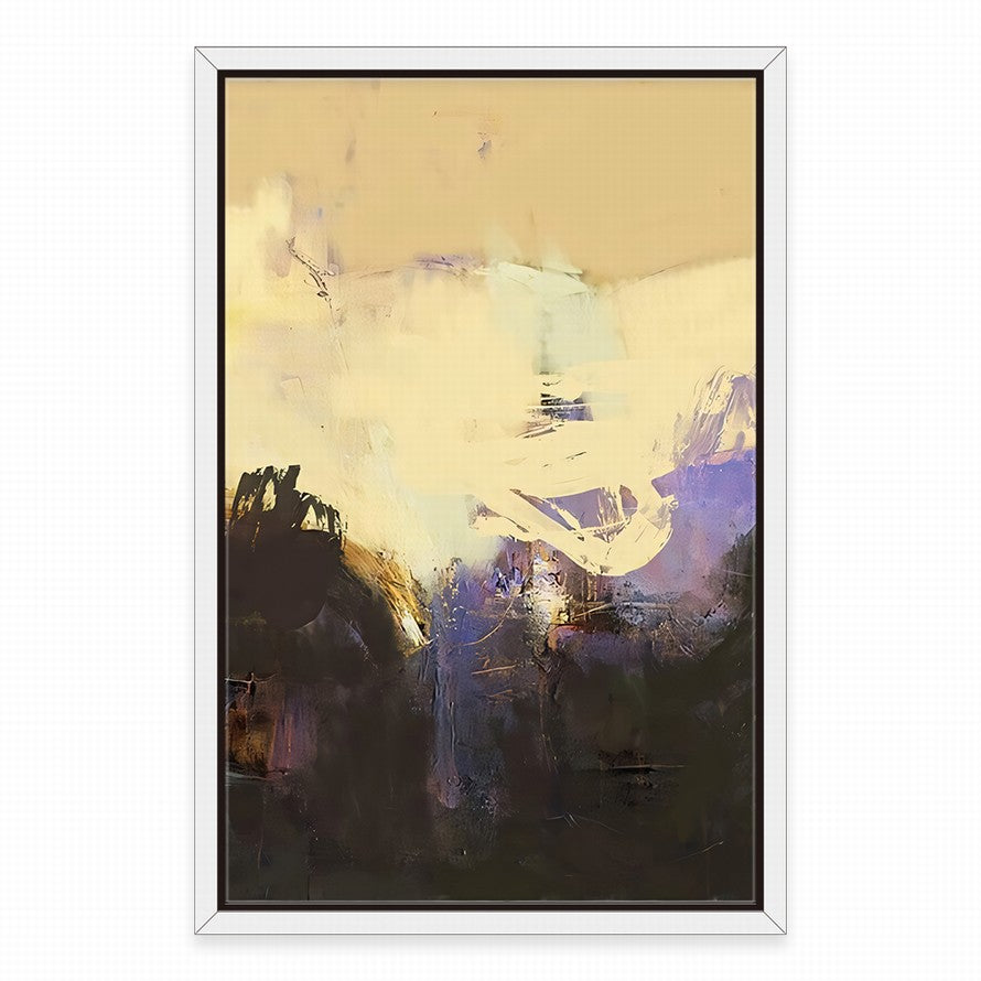 Yellow - Gold Ablaze Hues Abstract Painting