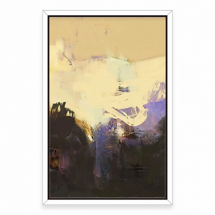 Yellow - Gold Ablaze Hues Abstract Painting