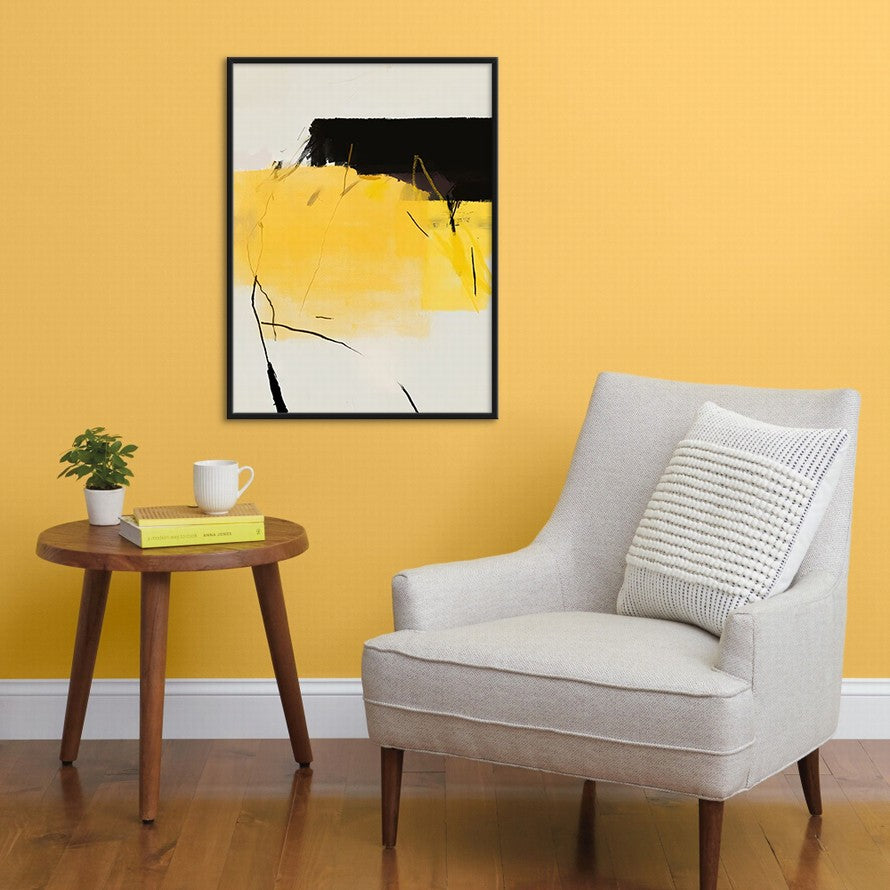 Black and Yellow Combination Canvas
