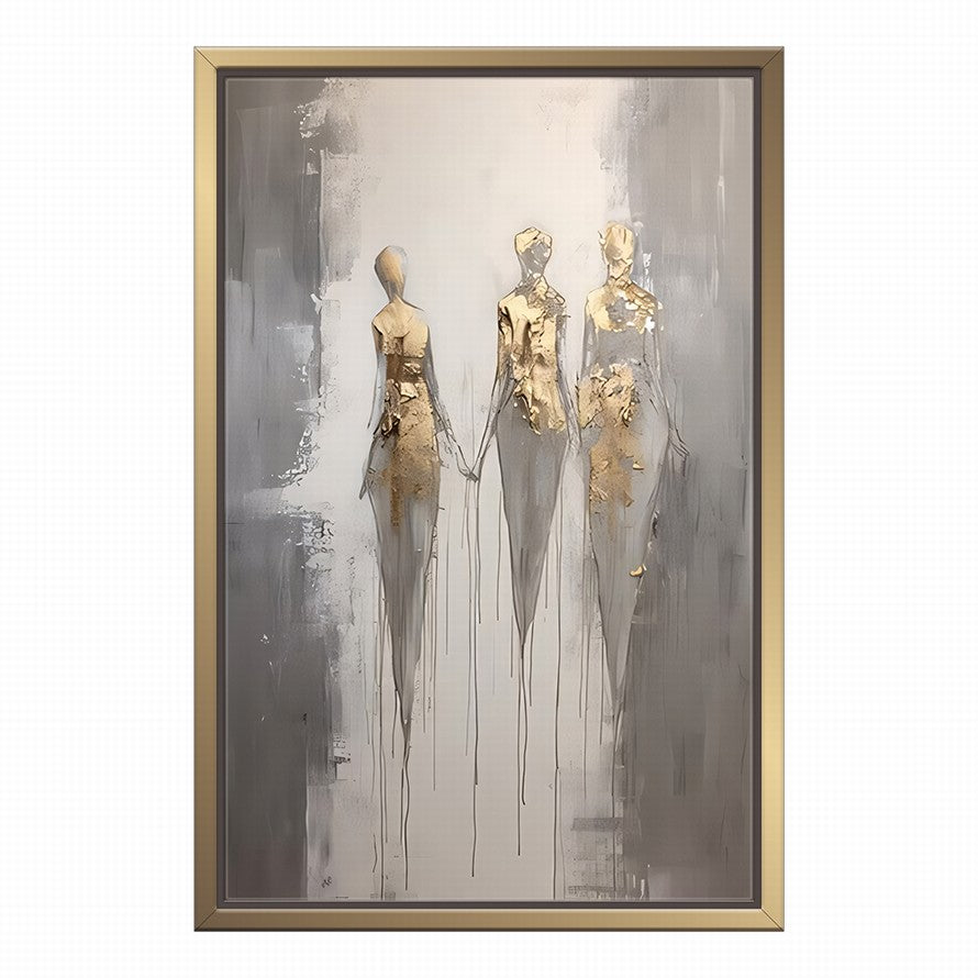 Elegance in Dual Tones Canvas