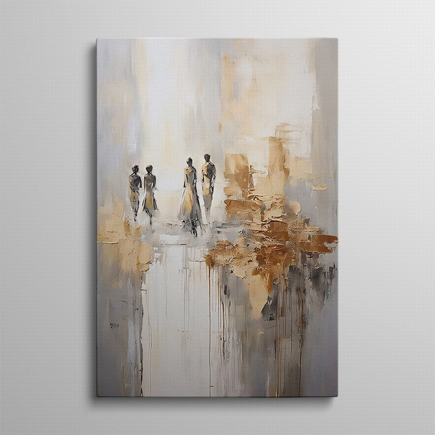 Ivory Grace, Earthen Hues Canvas