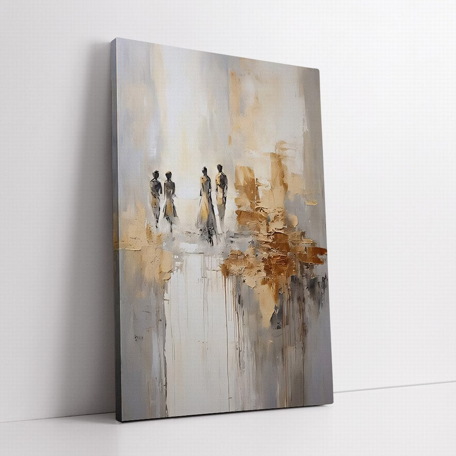 Ivory Grace, Earthen Hues Canvas