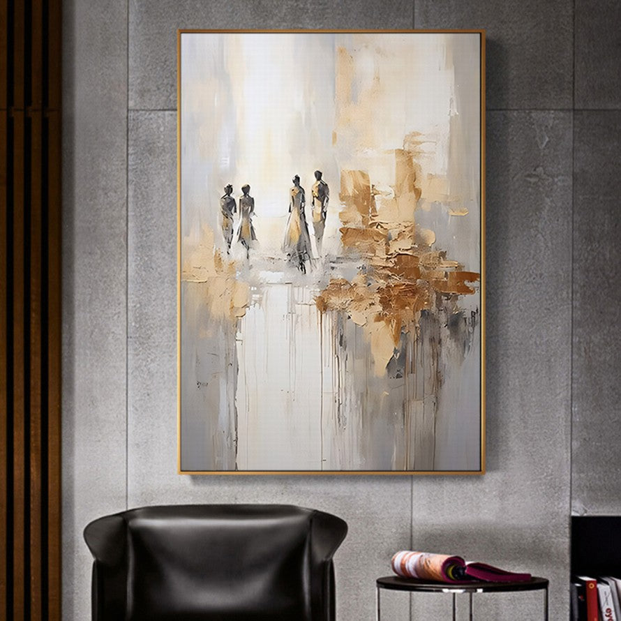 Ivory Grace, Earthen Hues Canvas