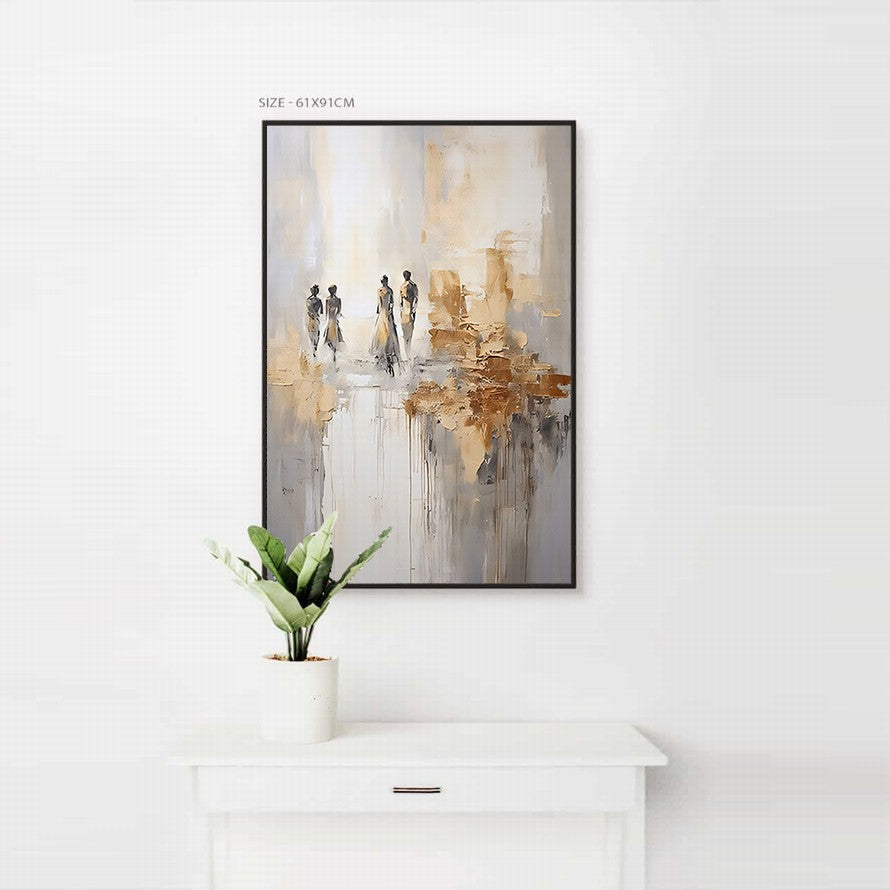 Ivory Grace, Earthen Hues Canvas