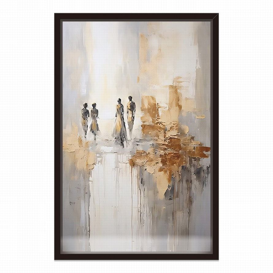 Ivory Grace, Earthen Hues Canvas