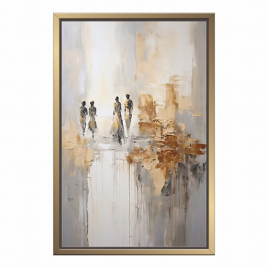 Ivory Grace, Earthen Hues Canvas