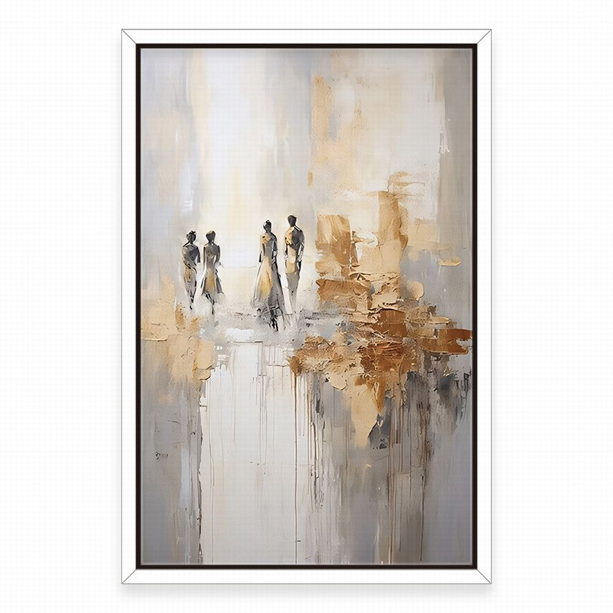 Ivory Grace, Earthen Hues Canvas