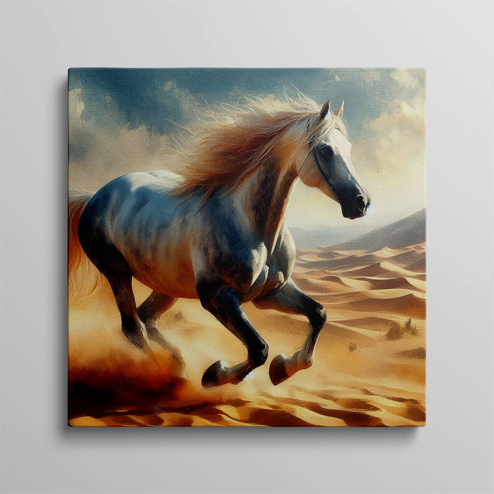 Wild Horses Freedom Rush Canvas