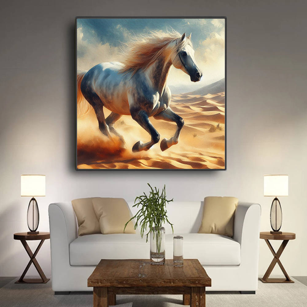 Wild Horses Freedom Rush Canvas