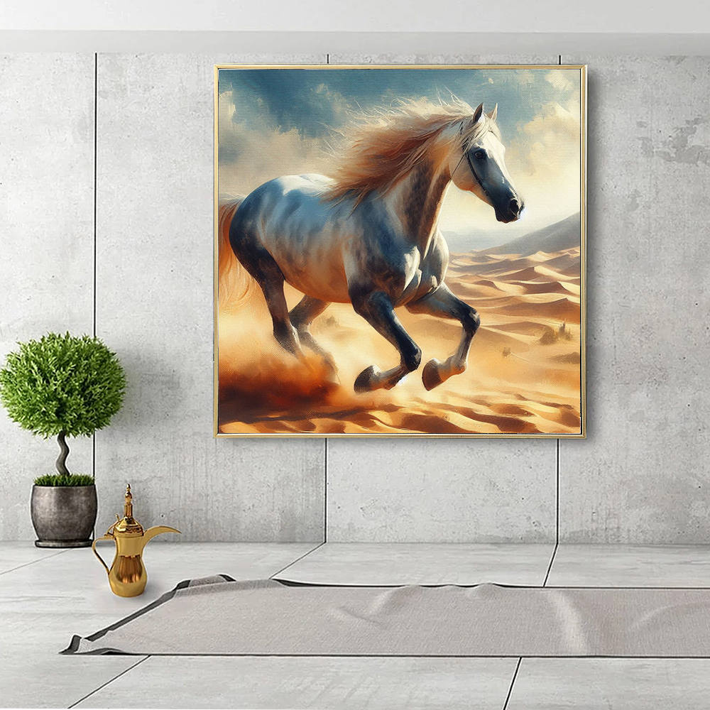 Wild Horses Freedom Rush Canvas